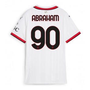 AC Milan Tammy Abraham #90 Replika Udebanetrøje Dame 2024-25 Kortærmet